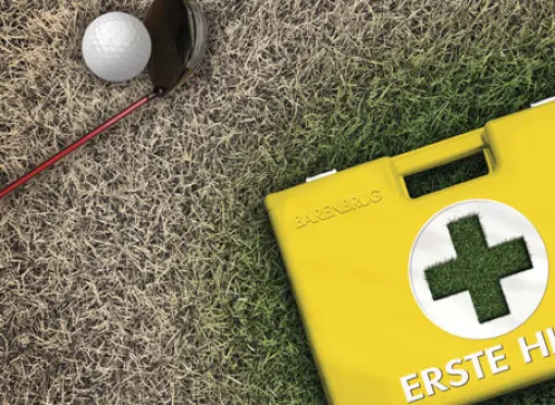 Behebung von Trockenschaden auf Golfplatzen