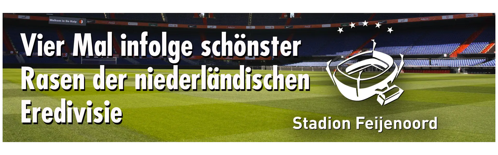 Doppelter Grund zum Feiern im Stadion De Kuip: Feyenoord wird Landesmeister und Rotterdamer Rasen erneut unschlagbar
